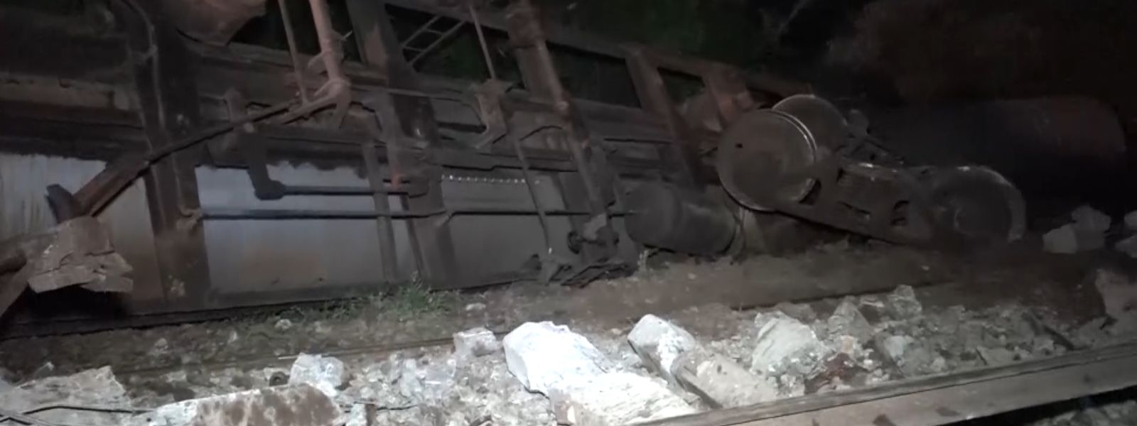 Fuel Train Derails After Elephant Collision